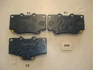 TOYOTA Колодки тормозн.передн.Hilux II,LandCruiser,VW Taro,BMW E38 740 для JAPANPARTS PA-254AF фото товару