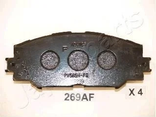 TOYOTA Колодки тормозные передн. Auris,Corolla,RAV-4 05- для JAPANPARTS PA-269AF фото товару