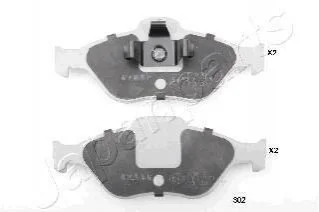 MAZDA Тормозная колодка перед.Ford Fiesta, Fusion 02-,Mazda 2 03- для Lada, Chevrolet JAPANPARTS PA-302AF фото товару