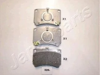 <strong>MAZDA Колодки тормозные передн.323 85-93 JAPANPARTS PA-326AF (фото 1)</strong>