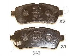 MAZDA Тормозные колодки передн.Mazda 2,Suzuki,Daihatsu для JAPANPARTS PA-343AF фото товара