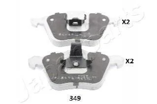 MAZDA Колодки торм,передн.3 2.3MPS 06-,Saab,Volvo для JAPANPARTS PA-349AF фото товару