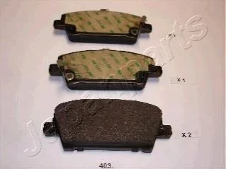 HONDA Тормозные колодки передн.Civic 06- для Audi JAPANPARTS PA-403AF фото товару