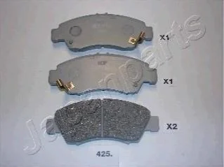 <strong>HONDA К-т тормозных колодок Civic V,VI 91-,CRX,Jazz 02- JAPANPARTS PA-425AF (фото 1)</strong>