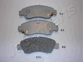 HONDA К-т тормозных колодок Civic V,VI 91-,CRX,Jazz 02- для JAPANPARTS PA-425AF фото товару