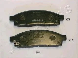 <strong>MITSUBISHI Тормозные колодки передн.L200 05 - JAPANPARTS PA-504AF (фото 1)</strong>
