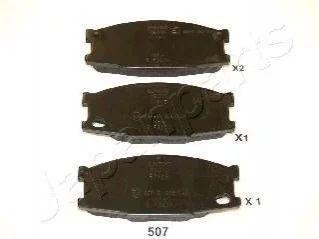 <strong>MITSUBISHI К-т тормозных колодок передних Canter JAPANPARTS PA-507AF (фото 1)</strong>