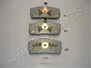 DAIHATSU гальмівні колодки передн.Applause 89- для Daihatsu JAPANPARTS PA-606AF фото товару