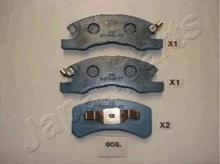 <strong>MITSUBISHI Колодки торм. пер. Space Star 1,0-1,2 12- JAPANPARTS PA-609AF (фото 1)</strong>