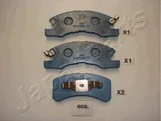 MITSUBISHI Колодки торм. пер. Space Star 1,0-1,2 12- для Daihatsu, Mitsubishi JAPANPARTS PA-609AF фото товару