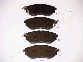 SUBARU Колодки тормозные передн.дисковые Legacy,Outback,Tribeca 05- для JAPANPARTS PA-709AF фото товару