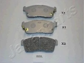 <strong>SUZUKI Тормозные колодки передн. Ignis 03-,Daihatsu Sirion, Charade JAPANPARTS PA-809AF (фото 1)</strong>