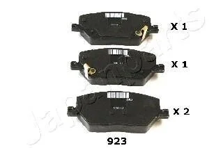 Гальм. колод. передн. JEEP RENEGADE 14- для JAPANPARTS PA-923AF фото товару