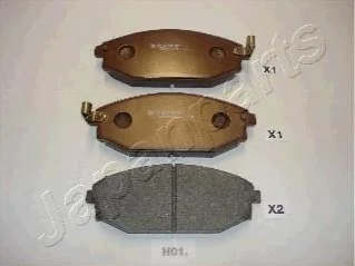 HYUNDAI Тормозные колодки передн.Galloper 98- для Hyundai JAPANPARTS PA-H01AF фото товару