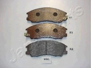 Тормозные колодки пер. HYUNDAI TERRACAN -06 для Hyundai JAPANPARTS PA-H06AF фото товара