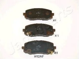 HYUNDAI Тормозные колодки передн. i10, KIA Picanto (без ESP) для KIA JAPANPARTS PA-H12AF фото товару