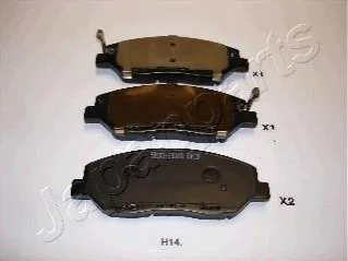 HYUNDAI Тормозные колодки передн.Santa Fe, KIA Carnival для JAPANPARTS PA-H14AF фото товару
