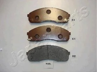 <strong>KIA Тормозные колодки дисковые Pregio,Carnival 99- JAPANPARTS PA-K05AF (фото 1)</strong>