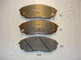 KIA Тормозные колодки передн. Sorento 02- для JAPANPARTS PA-K08AF фото товару