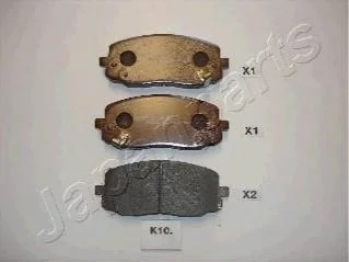 <strong>HYUNDAI Тормозные колодки передн. i10, KIA Picanto JAPANPARTS PA-K10AF (фото 1)</strong>