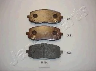 HYUNDAI Тормозные колодки передн. i10, KIA Picanto для JAPANPARTS PA-K10AF фото товара