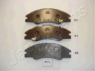 KIA гальмівні колодки передн.Cerato 04- для JAPANPARTS PA-K11AF фото товару