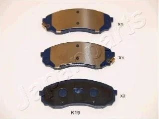 <strong>KIA Тормозные колодки пер.Carnival 06 - JAPANPARTS PA-K19AF (фото 1)</strong>