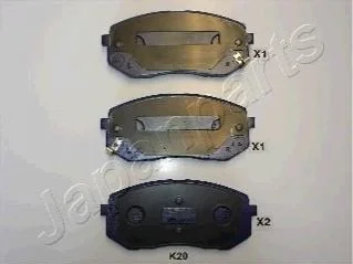 <strong>KIA Тормозные колодки передн.Carens III,Sportage,Hyundai ix35,55 05- JAPANPARTS PA-K20AF (фото 1)</strong>