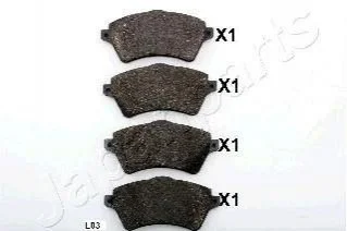 <strong>LANDROVER Колодки тормозные передние Freelander 00- JAPANPARTS PA-L03AF (фото 1)</strong>