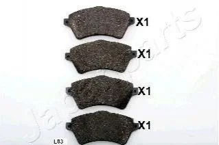 LANDROVER Колодки тормозные передние Freelander 00- для JAPANPARTS PA-L03AF фото товару
