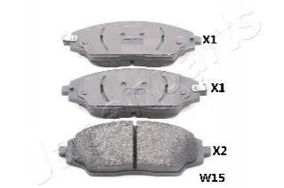 CHEVROLET Колодки тормозные дисковые Aveo 11- для JAPANPARTS PA-W15AF фото товара