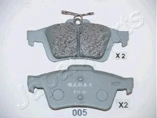 <strong>FORD Тормозные колодки диск.задн.(с электронным стоян.тормозом) Focus II,Mazda 3,Vectra C,Citroen C5 III 08-,Peugeot,Renault JAPANPARTS PP-005AF (фото 1)</strong>