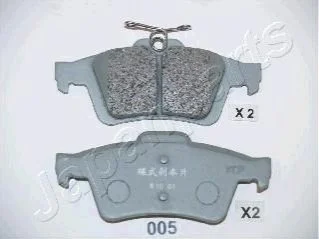 FORD Тормозные колодки диск.задн.(с электронным стоян.тормозом) Focus II,Mazda 3,Vectra C,Citroen C5 III 08-,Peugeot,Renault для JAPANPARTS PP-005AF фото товару
