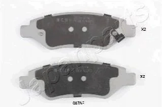 CHEVROLET Колодки торм. пер. Camaro, CADILLAC SRX, CTS для Cadillac, Saab, Citroen, Chevrolet, Renault JAPANPARTS PP-007AF фото товару