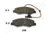 <strong>RENAULT Тормозные колодки задн. Master III,Opel Movano,Nissan 10- JAPANPARTS PP-106AF (фото 1)</strong>