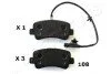 <strong>NISSAN гальмівні колодки задн.Interstar,Renault Master III 10- JAPANPARTS PP-108AF (фото 1)</strong>