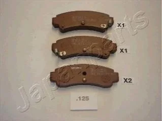 <strong>NISSAN К-т тормозных колодок задн.Sunny JAPANPARTS PP-125AF (фото 1)</strong>