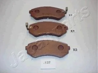 <strong>NISSAN Тормозные колодки передн.Almera -00, Patrol 2,8/3,0 97-. JAPANPARTS PP-137AF (фото 1)</strong>
