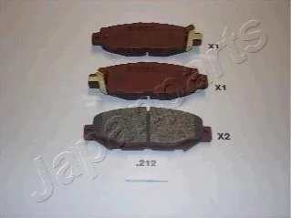 TOYOTA Тормозные колодки задн.Lexus GS300 93- для Lexus JAPANPARTS PP-212AF фото товару