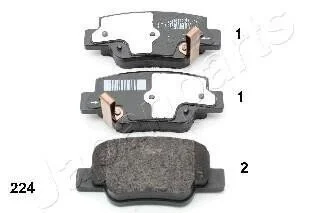 TOYOTA гальмівні колодки задн. VERSO 09- для JAPANPARTS PP-224AF фото товару
