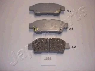 TOYOTA Тормозные колодки задн. Avensis Verso 01-, Previa 00- для JAPANPARTS PP-258AF фото товару
