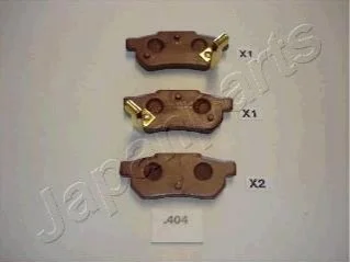 <strong>HONDA Колодки тормозные задние Civic 1,5/1,6 90- JAPANPARTS PP-404AF (фото 1)</strong>