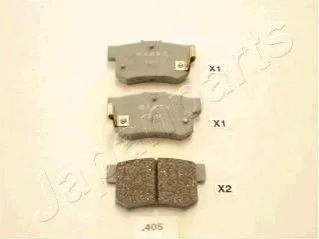 Гальмівні колодки PP405AF для JAPANPARTS PP-405AF фото товару