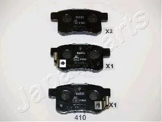 HONDA гальмівні колодки задн. Accord 08-,Civic 12- для JAPANPARTS PP-410AF фото товару