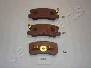 MITSUBISHI Тормозные колодки задн. Pajero 2.5TD,3.2TDI,3.5I 00.0 для JAPANPARTS PP-505AF фото товару