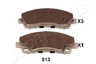 <strong>MITSUBISHI колодки гальмівні Canter 12- JAPANPARTS PP-513AF (фото 1)</strong>