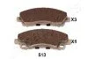 <strong>MITSUBISHI колодки гальмівні Canter 12- JAPANPARTS PP-513AF (фото 1)</strong>