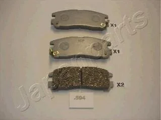 <strong>MITSUBISHI Тормозные колодки задн.Galant,Pajero JAPANPARTS PP-594AF (фото 1)</strong>