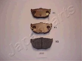 KIA колодки гальмівні задні дискові Cerato,Hyundai для Hyundai, KIA, Nissan JAPANPARTS PP-595AF фото товара
