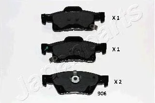 <strong>Гальм. колод. задн. JEEP Grand Cherokee 11- JAPANPARTS PP-906AF (фото 1)</strong>